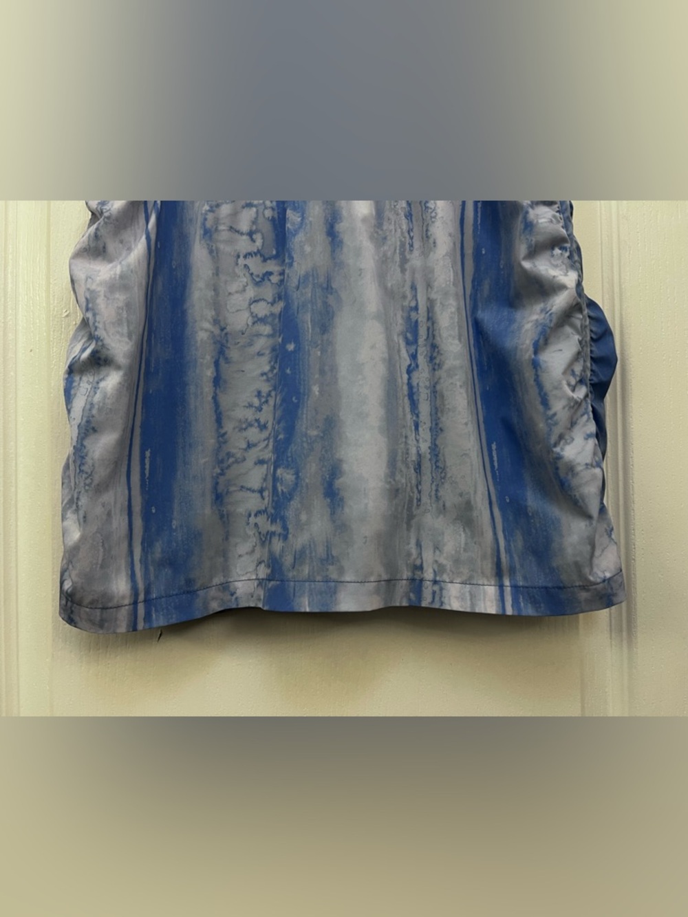 TravisMathew Blue Marble Print Ruched Golf Tennis Skort Women’s Small - Picture 4 of 12
